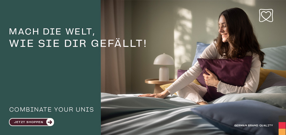Combinate Happiness | Uni Bettwäsche in Jersey und Satin | Estella Online-Shop