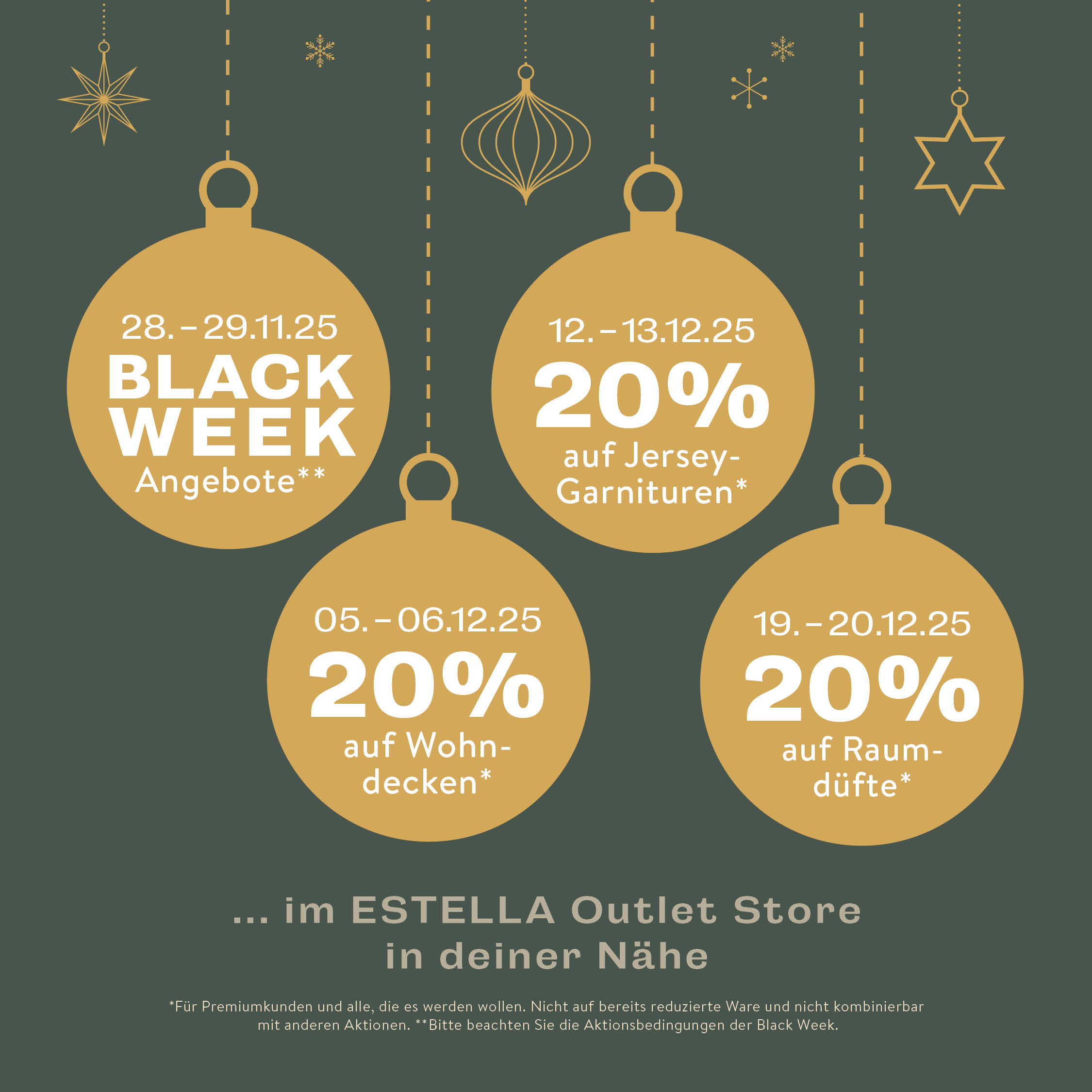 Estella Outlet Stores Adventsangebote