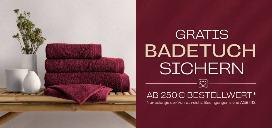Gratis Badetuch Aktion | Pure | Estella Online-Shop