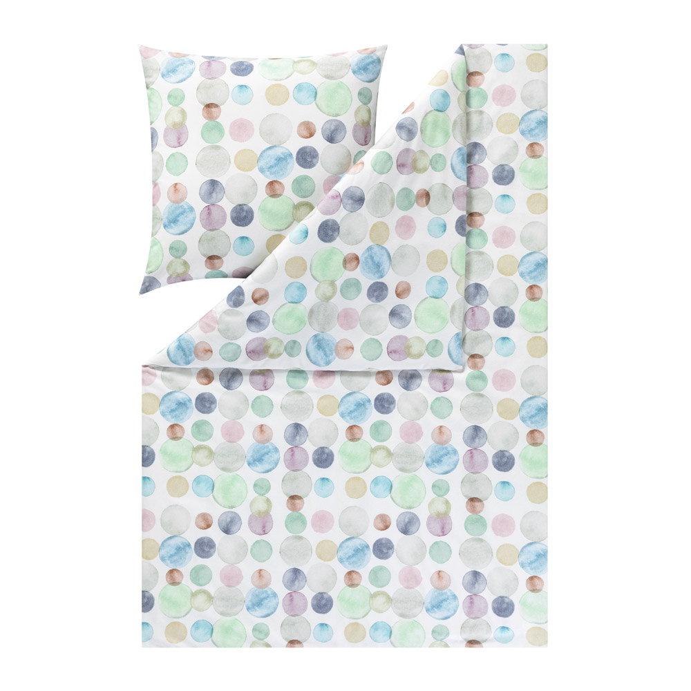 Bettwäsche Colour dots in der Farbe mint