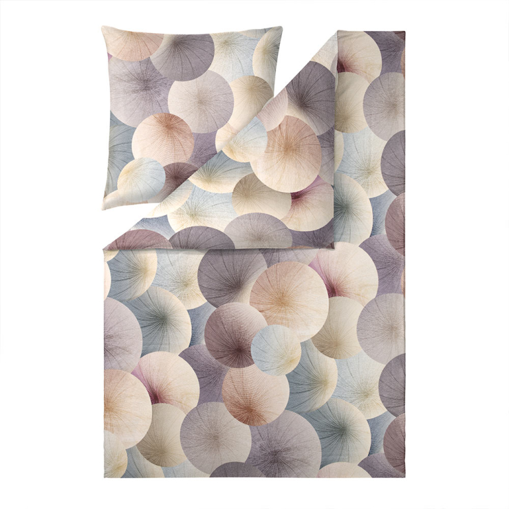 Moderne Bettwäsche Pamela in verschiedenen dezenten Farben (beige, grau)