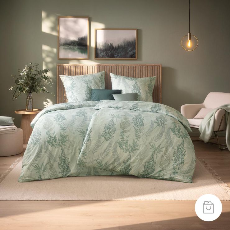 JERSEY BETTWÄSCHE HEDI | SALBEI   ➝