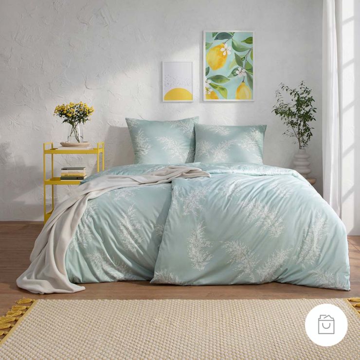 JERSEY BETTWÄSCHE ROSALINA I MINT ➝