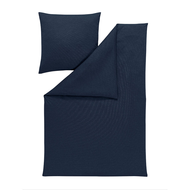 Bettwäsche Takoma in der Farbe indigo