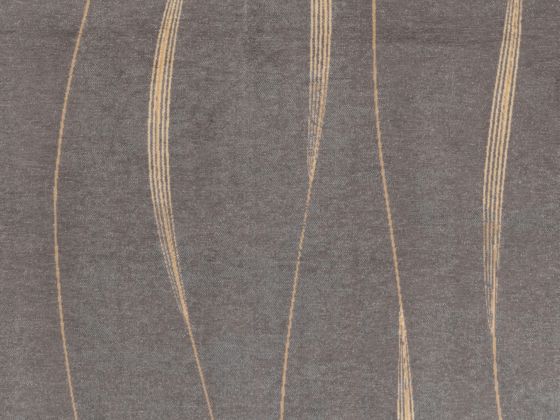 Nahaufnahme des dezenten Linienmusters der Wohndecke Caja in Anthrazit