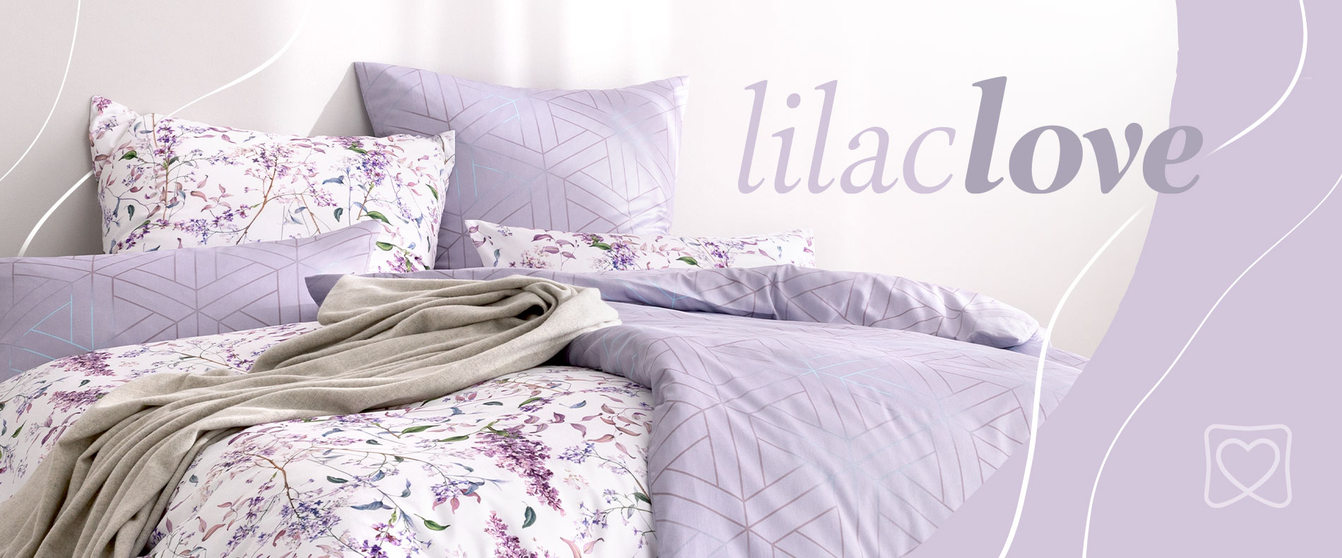Bettwäsche Themenwelt Lilac Love| ESTELLA