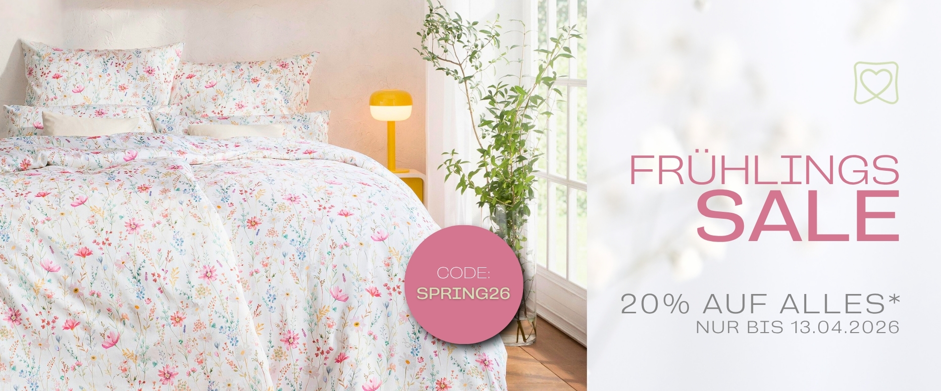 FRÜHLINGSSALE 20 % | Code: SPRING26 | GÜLTIG bis 13.04.2026 | weitere Infos siehe AGB §13