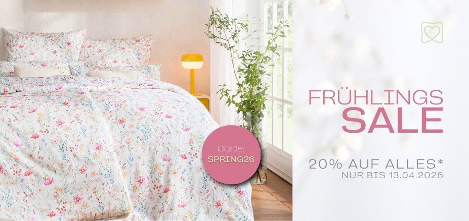 FRÜHLINGSSALE 20 % | Code: SPRING26 | GÜLTIG bis 13.04.2026 | weitere Infos siehe AGB §13