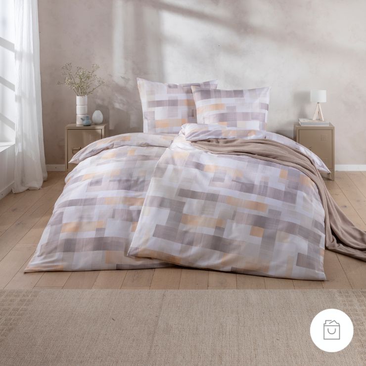 BETTWÄSCHE MAKO-SATIN ➝