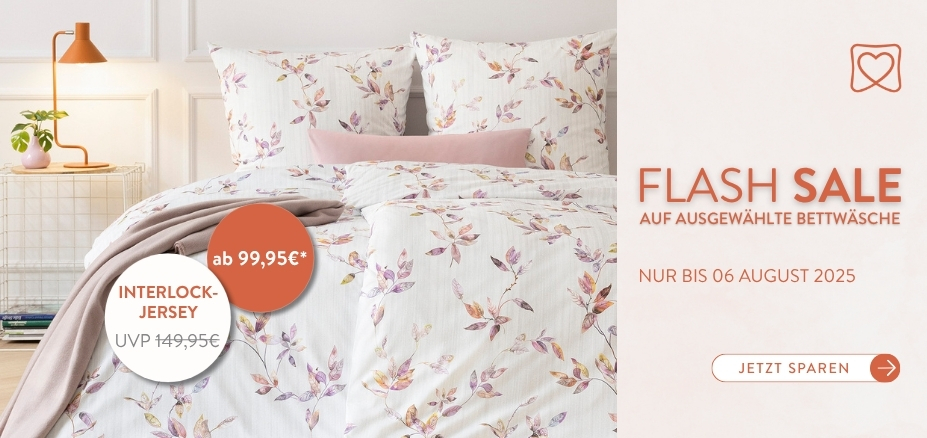 Flash Sale auf ausgewählte Produkte | bis 6. August | weitere Infos siehe AGB §13
