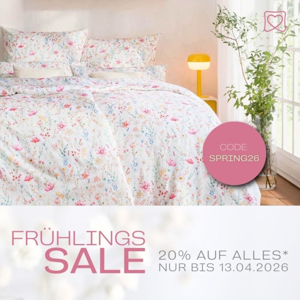 FRÜHLINGSSALE 20 % | Code: SPRING26 | GÜLTIG bis 13.04.2026 | weitere Infos siehe AGB §13