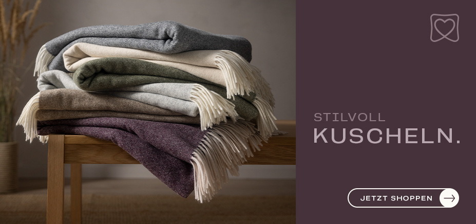 Gemütliche Wohndecke Lana in vielen verschiedenen Farben | Estella Online-Shop