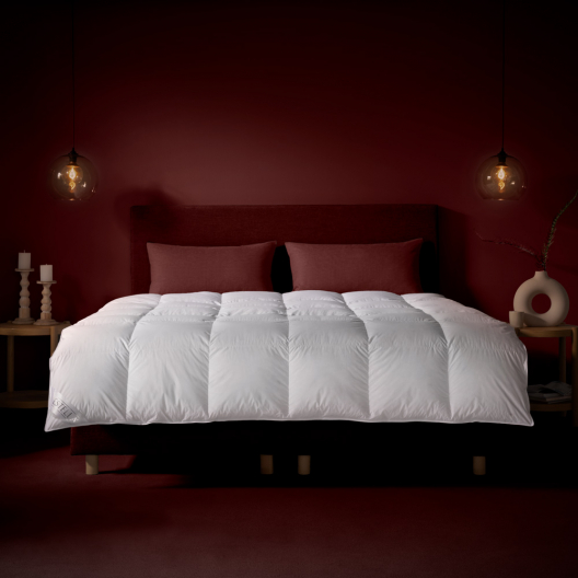 Bettdecke Winter Elegance | weiss 