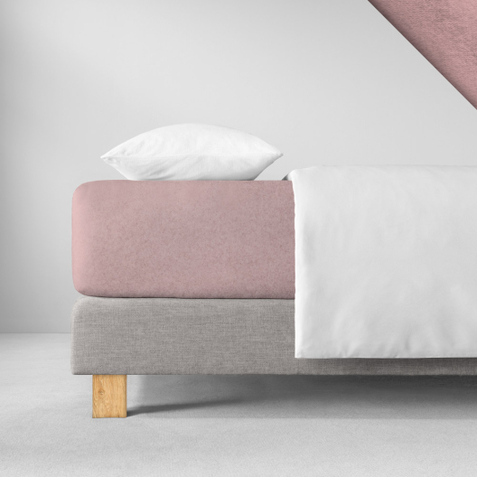 Spannbetttuch Samt-Velours | flieder 