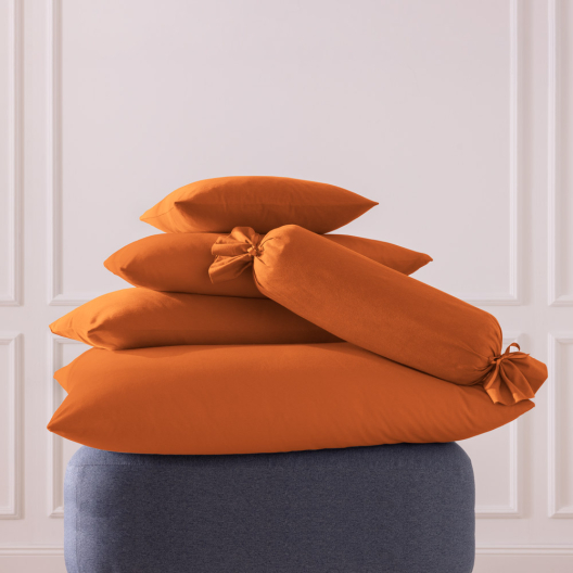 Kissenbezug Feinjersey | terracotta 