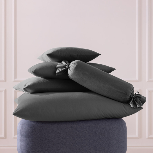 Kissenbezug Feinjersey | graphit 