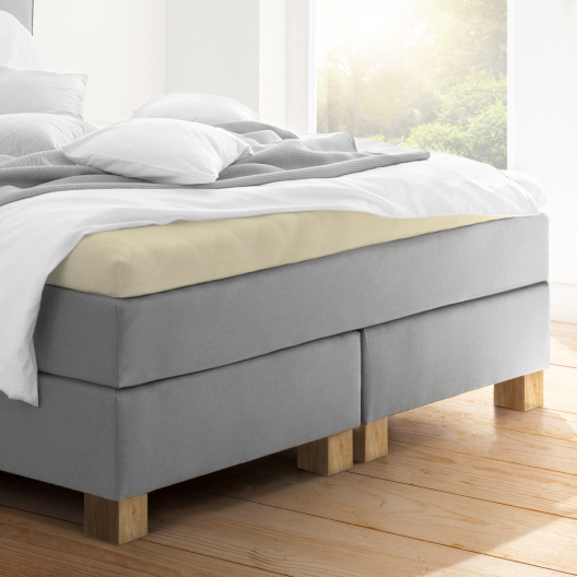 Topper-Spannbetttuch | leinen 