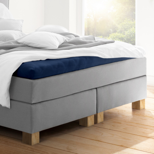 Topper-Spannbetttuch | saphir 