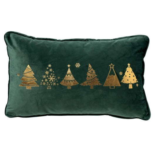 Weihnachtskissen Trees | grün 