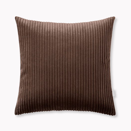 Dekokissen Cord | schoko 