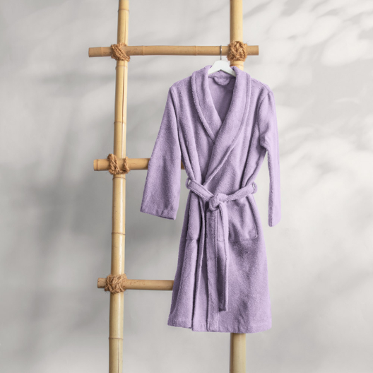 Bademantel Pure | flieder 