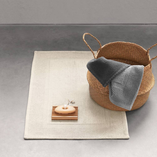 Badematte Lofty | elfenbein 