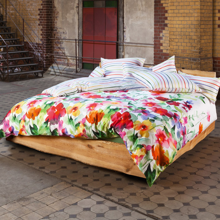 Bettwäsche Aquarell | multicolor 