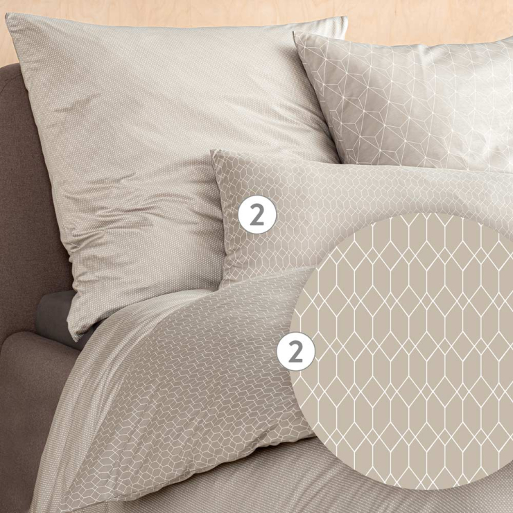 Bettwäsche Silas | kiesel 