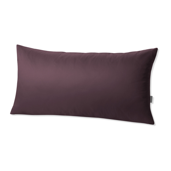 Kissenbezug Satin | aubergine 