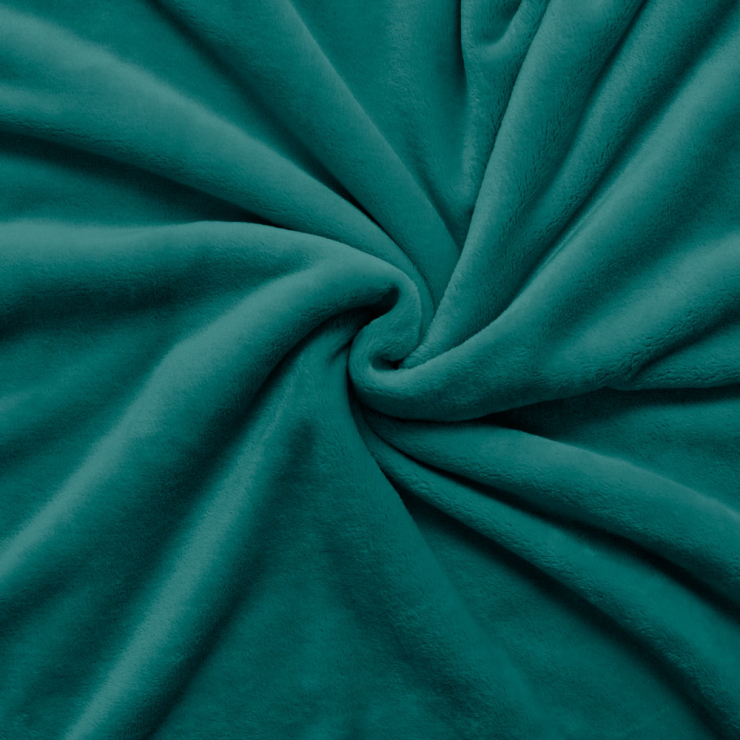 Kuscheldecke Polarflausch | cyan 