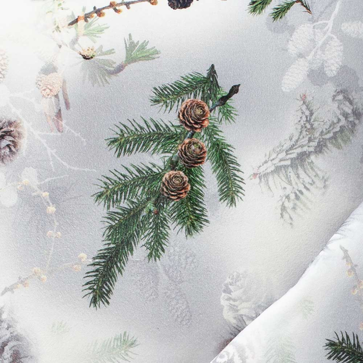 Bettwäsche Pine Twigs | silber 