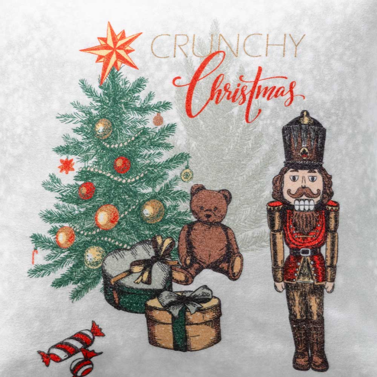 Dekokissenbezug Crunchy Christmas | rot 