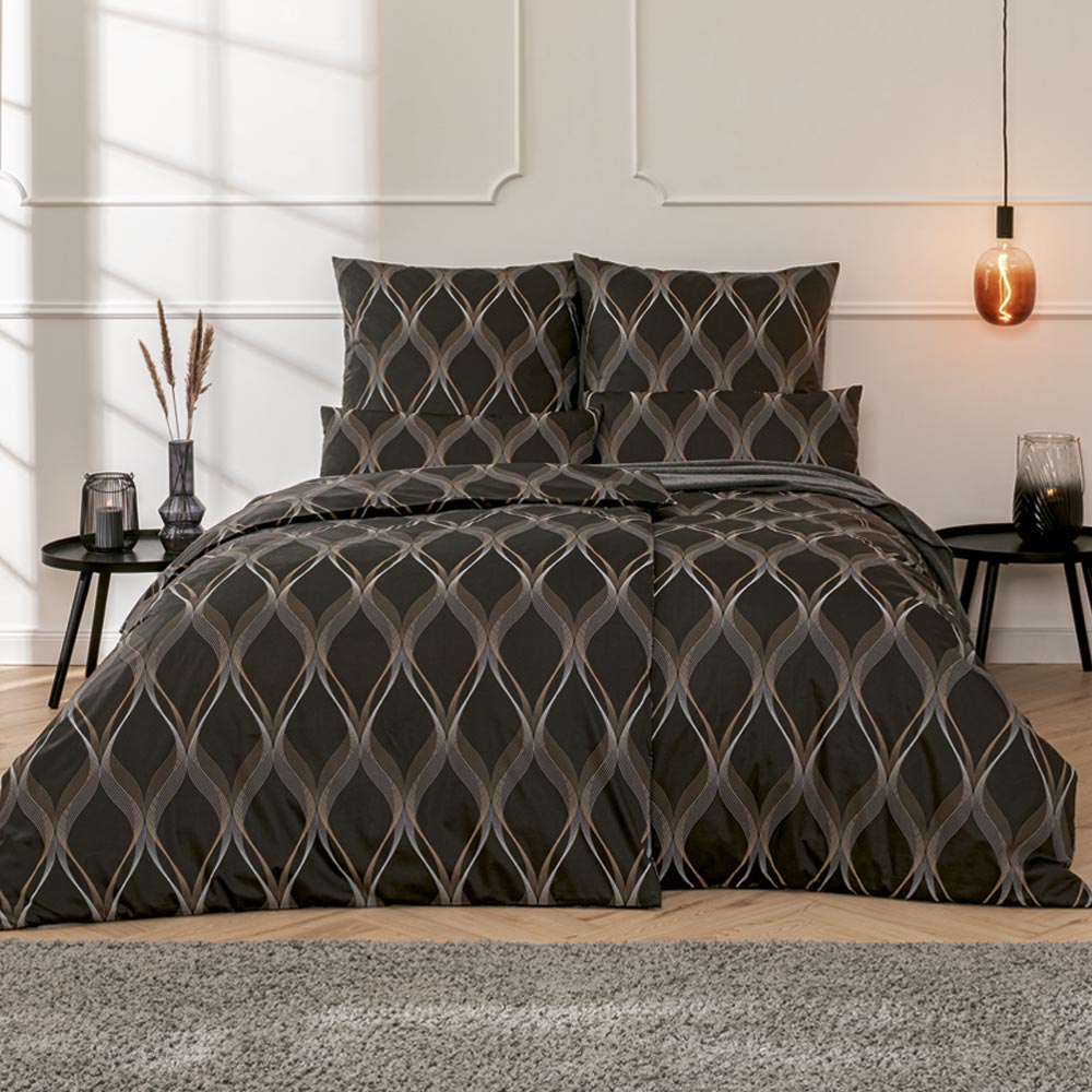 Bettwäsche Lyanna graphit