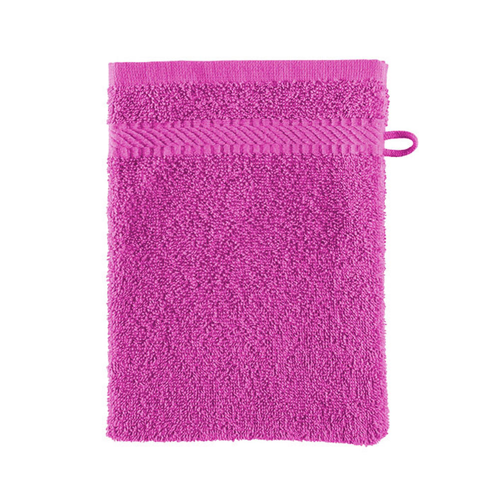 ESTELLA Frottierserie Imperial 15x21 cm waschbar bis 60 Grad und trocknergeeignet Waschhandschuh Walk-Frottierwäsche aus 100% Baumwolle Pink