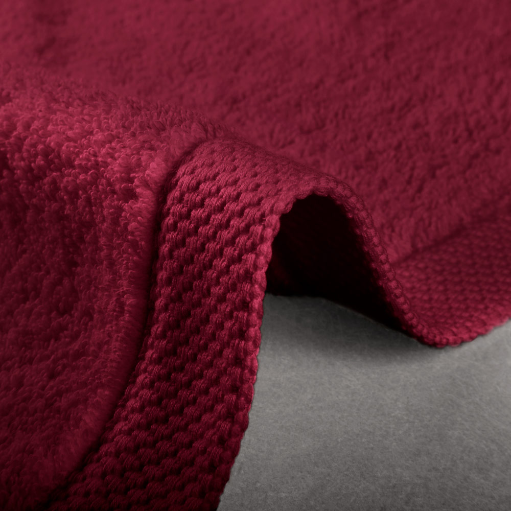 Unifarbene Handtuch-Serie Pure | bordeaux