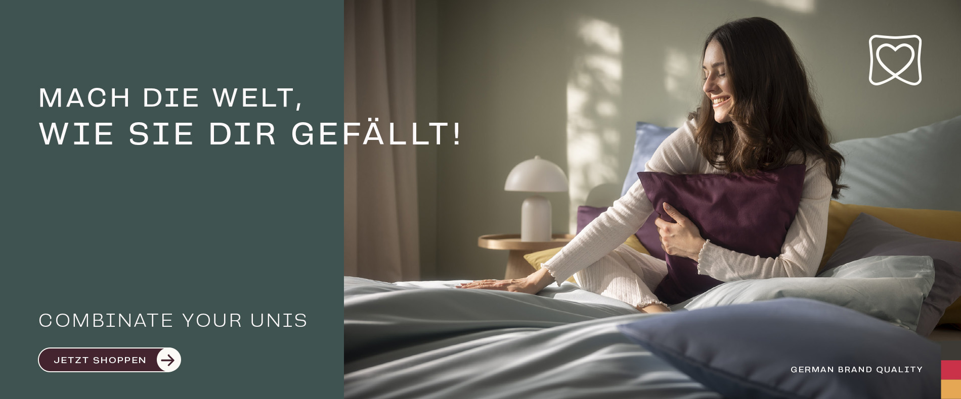 Combinate Happiness: Estella Uni-Bettwäsche Frühling-Sommer 2026