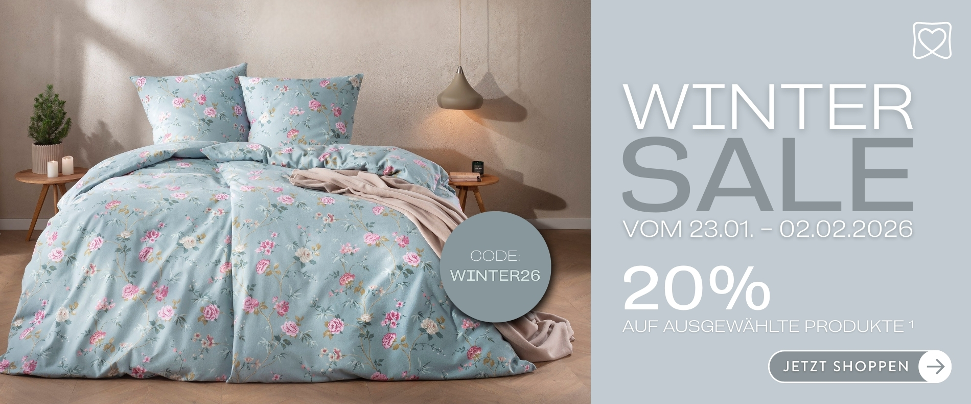 WINTERSALE 20% | Code: WINTER26 | GÜLTIG bis 02.02.2026 | weitere Infos siehe AGB §13